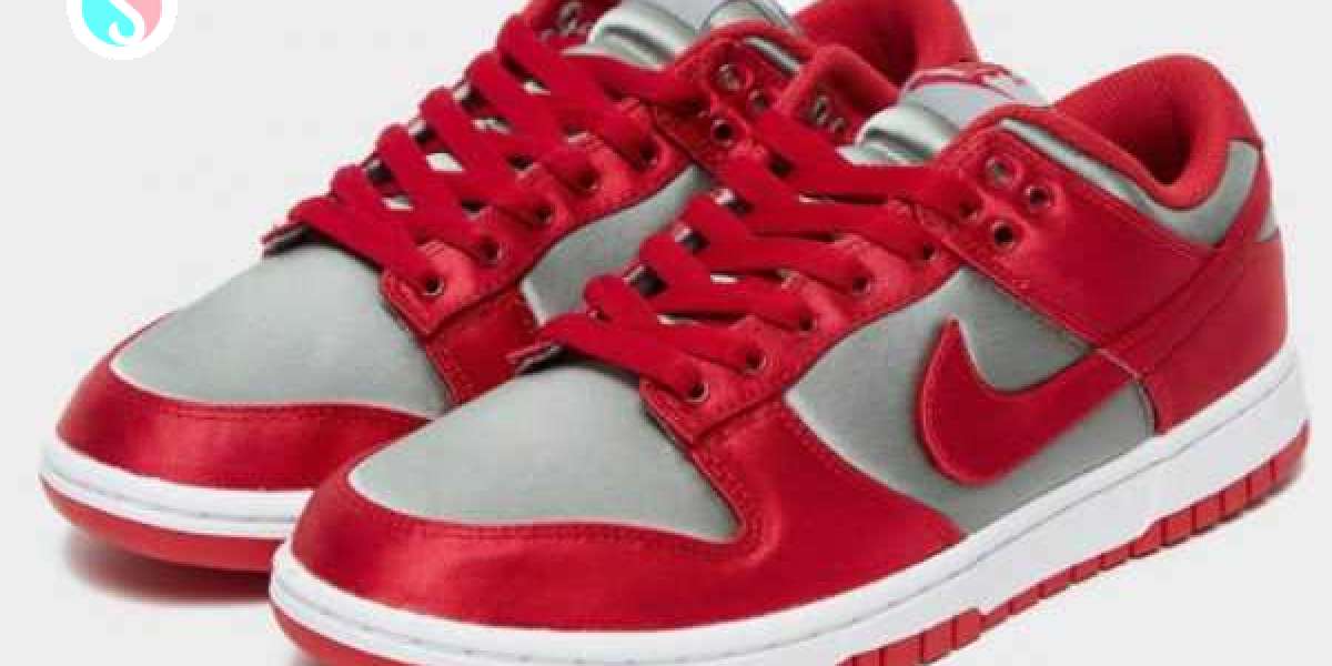 2023 New Nike Dunk Low "UNLV Satin" DX5931-001 Never seen this material before!
